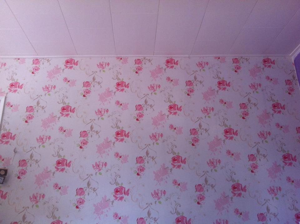 Papier peint motif fleur